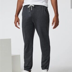 Vuori Ponto Performance Pant 30 inch Charcoal Heather Mens Dreamknit Sz L